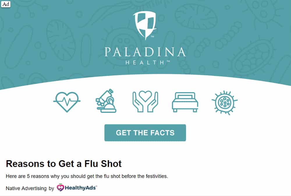 Paladina Health - Native Advertising Examples