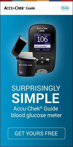 Diabetes Advertising / Diabetes Ads - Accu Check Blood Glucose Meter - 300x600