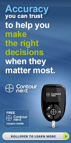 Diabetes Advertising / Diabetes Ads - Bayer Contour Next - 300x600