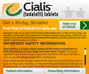 300x250 - Cialis - Free Trial - Call to Action