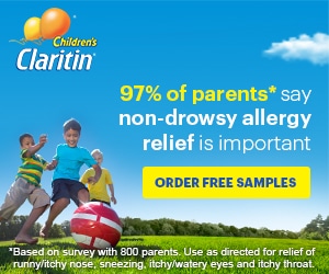 300x250 - Claritin - Free Samples - Call to Action