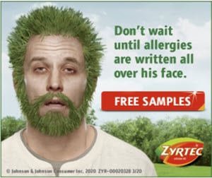 300x250 - Zyrtec - Free Samples - Call to Action
