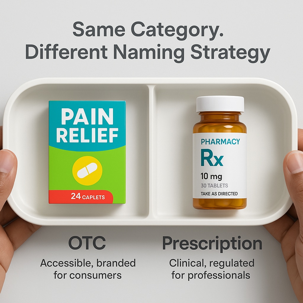 How Drug Naming Differs for Over-the-Counter (OTC) vs. Prescription Drugs How Drug Naming Differs for Over-the-Counter (OTC) vs. Prescription Drugs