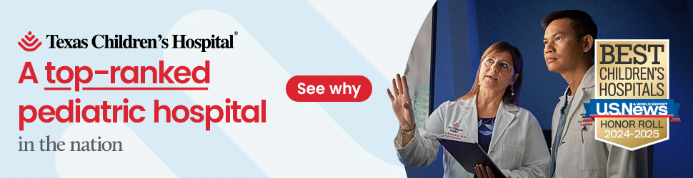 Hospital Advertising Example - Texas Children's Hospital - 970x250