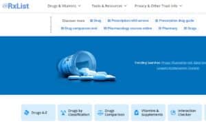 RxList - Top Medical Websites in 2026