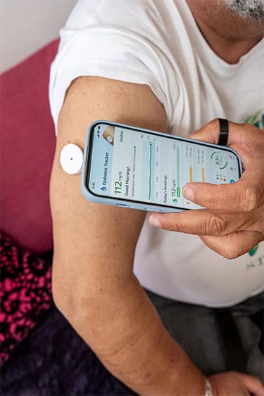 Endocrinologists Targeting - Patient with CGM device