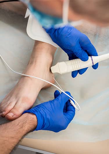 Podiatrist Targeting - Vascular Foot Exam